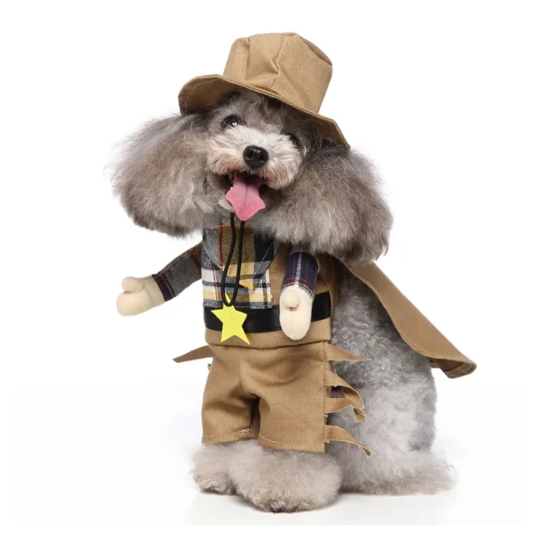 Cosplay pet supplies panda standing costume funny dog clothing standing costume panda style dressed as pet panda 6
